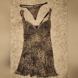 Enchanted Leopard Print Lingerie Set
